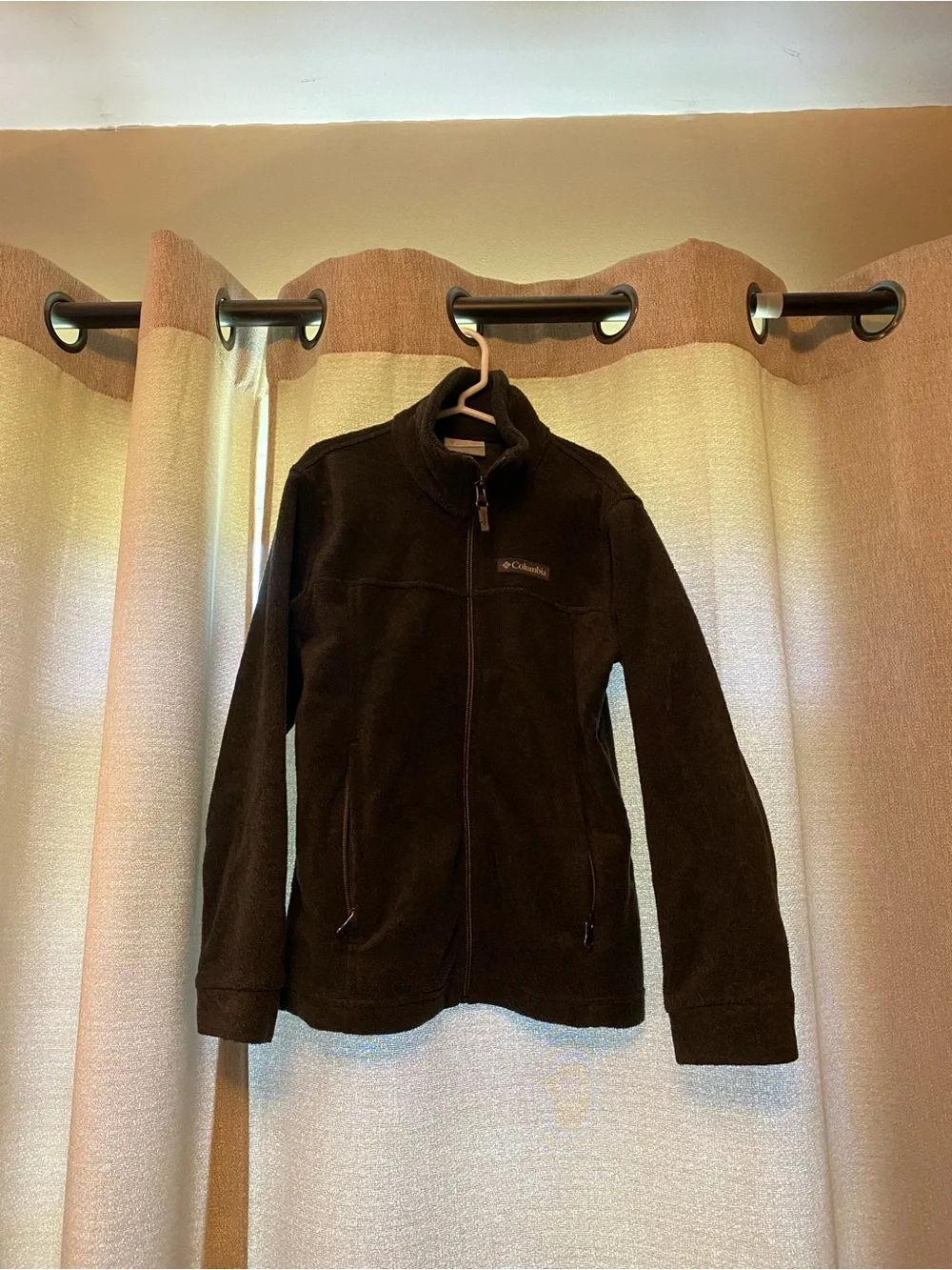 Columbia Kids Size S (8) Gray/Dark Grey Fleece Jacket!